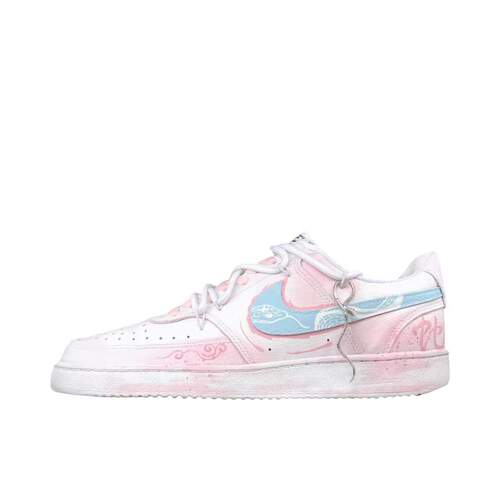 【定制球鞋】 Nike Court Vision 1 板鞋   锦鳞梦语 DH2987-101