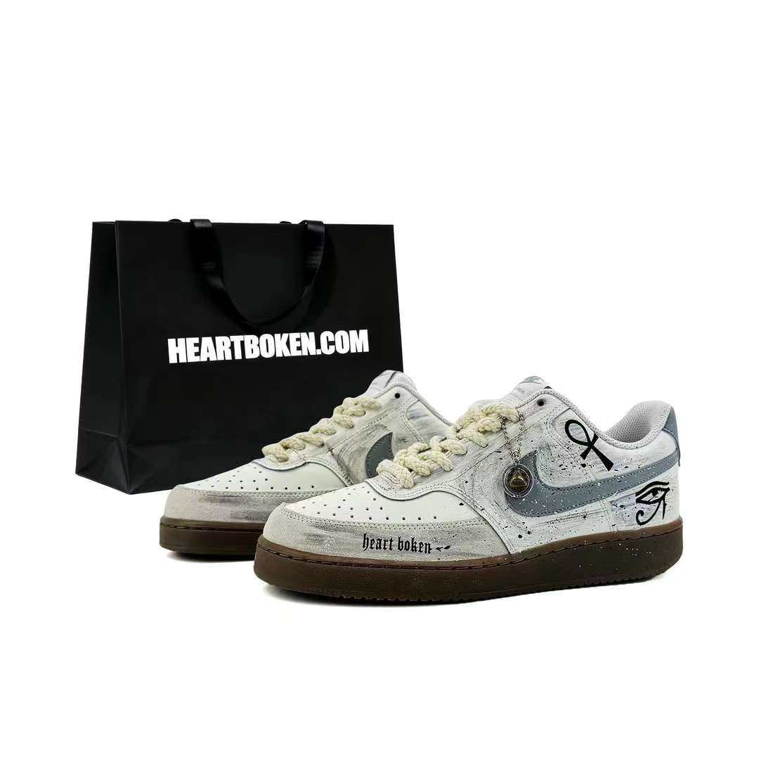 【定制球鞋】 Nike Court Vision 1 板鞋  神秘法老 HV2530-100,运动鞋new,板鞋,淘宝优惠券,粉丝福利购,淘宝优惠卷