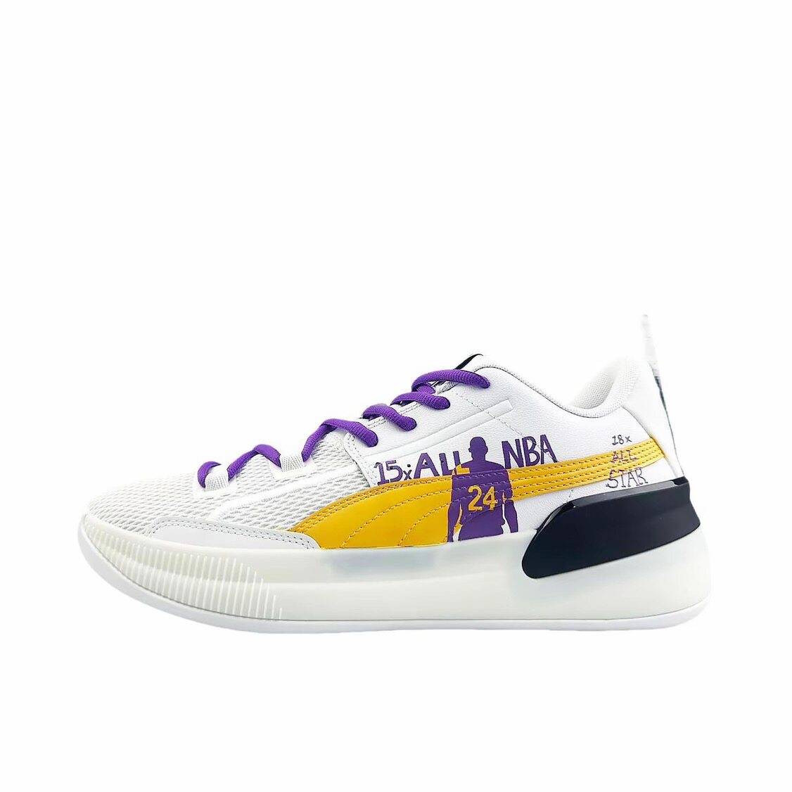 【定制球鞋】Puma/彪马 篮球鞋 湖人24号 194454-01