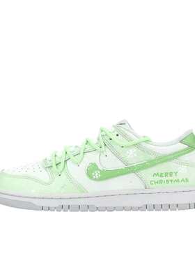 【定制球鞋】 Nike Dunk 板鞋  薄荷雪绒 FB9109-124