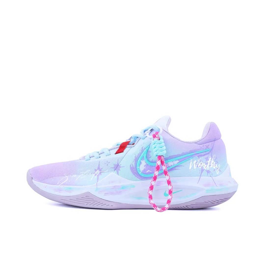 【定制球鞋】Nike Precision 6 篮球鞋   暮云映雪  DD9535-100