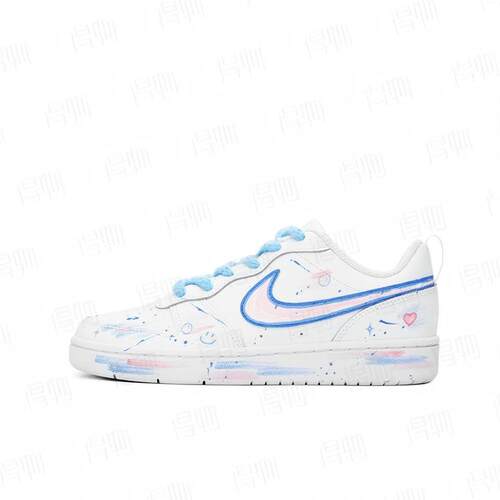 【定制球鞋】Nike Court Borough 玩味童趣 BQ5448-100