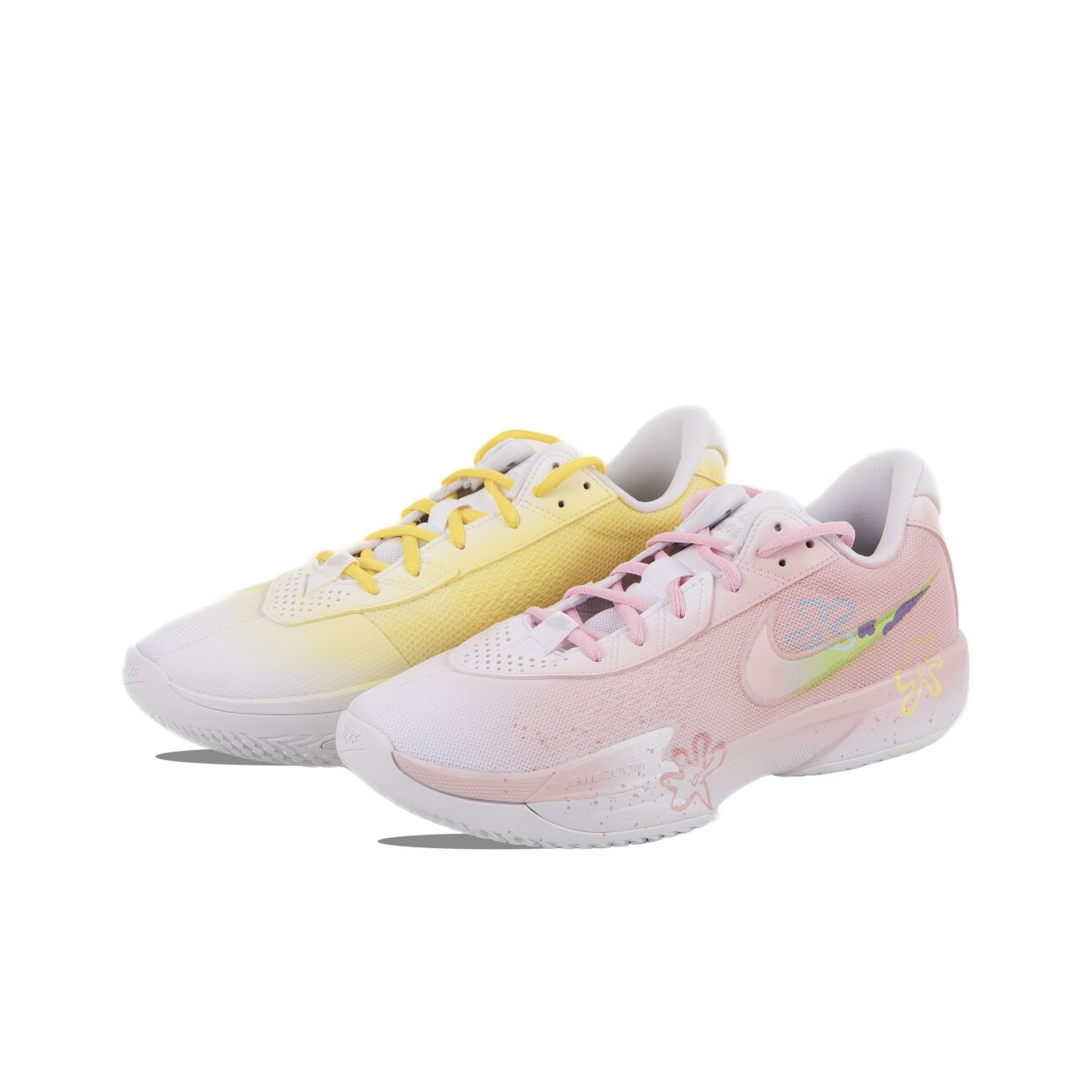 【定制球鞋】Nike Air Zoom G.T. Cut 粉黄鸳鸯 渐变 FB2598-103