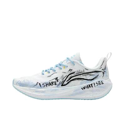 【定制跑鞋】 李宁 吾跃3.0 跑鞋 蓝海声浪 ARST003-1