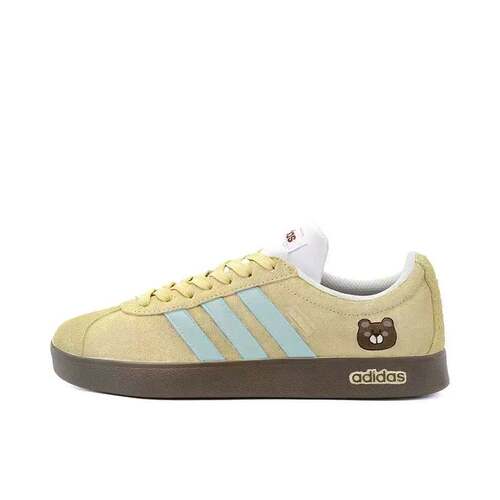 【定制球鞋】 adidas neo Vl Court  板鞋   奶油糖 HQ1802