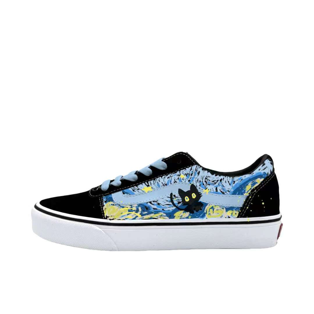 【定制球鞋】Vans/范斯 Ward Active 黑猫的梦 VN0A36EMC4R