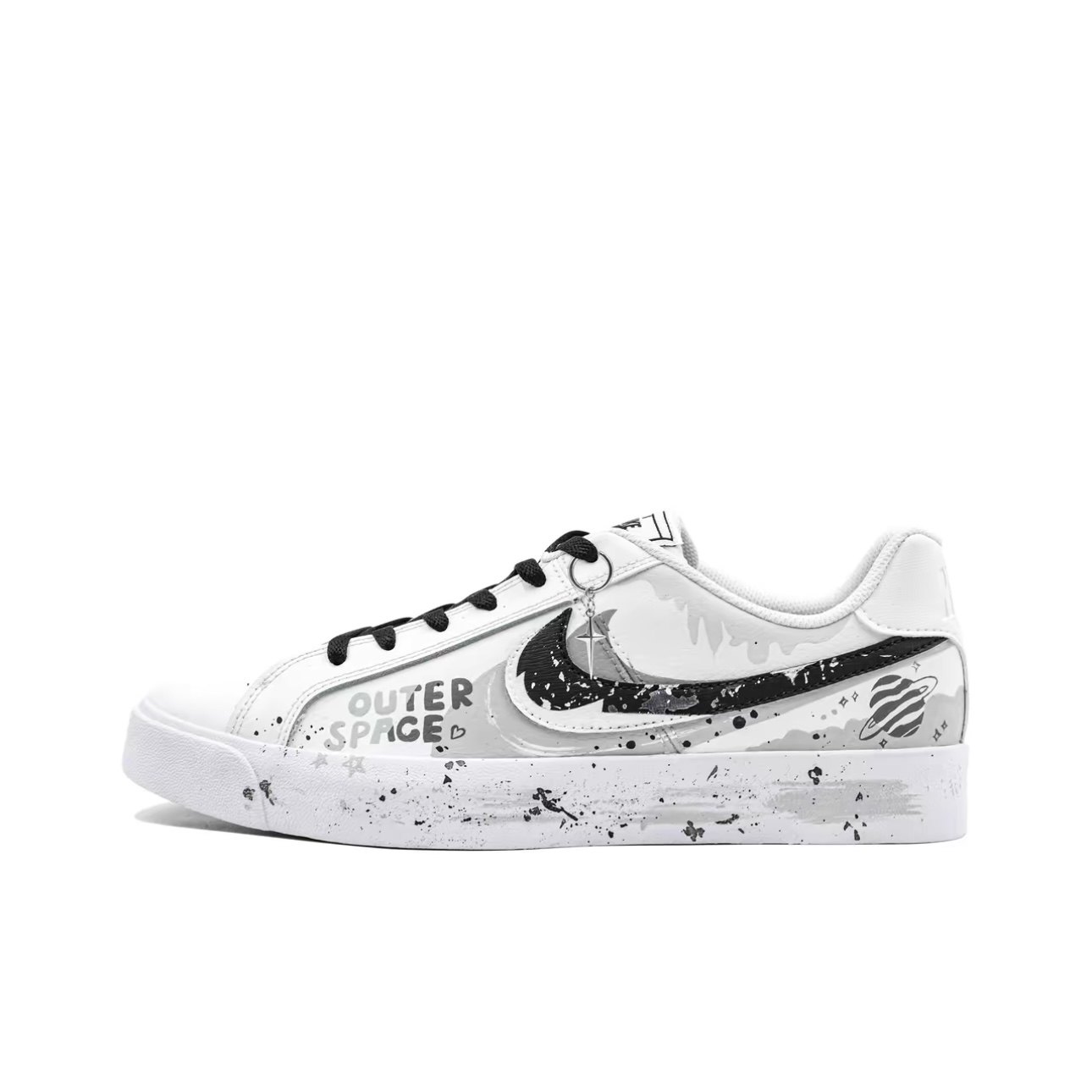 【定制球鞋】Nike Court Royale盒子行动 星月邮寄 黑 BQ4222-103