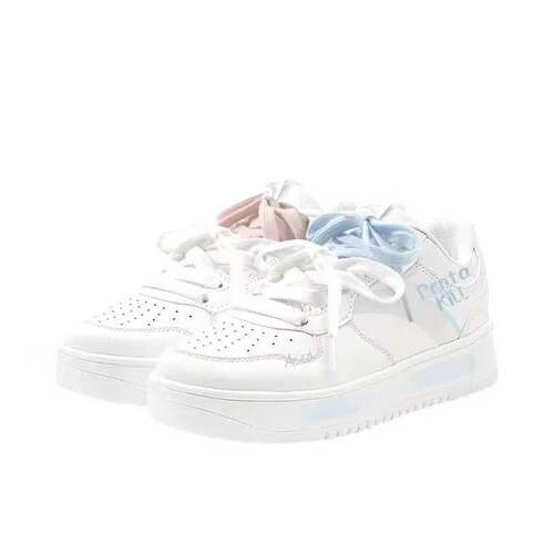 【定制球鞋】 安踏  板鞋  蓝粉鸳鸯  912418001Q-2