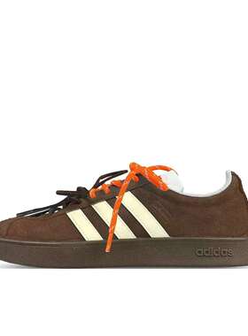【定制球鞋】adidas neo Vl Court  板鞋  米棕双鞋带 HQ1802