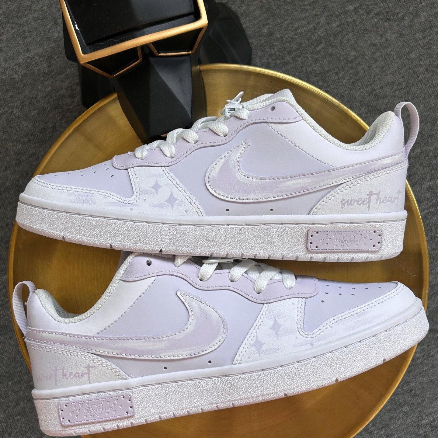 【定制球鞋】Nike Court BQ5448-100(TeamS2-芋泥甜心S-BOX)