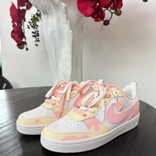 Court Nike Borough 草莓芝士 100 BQ5448 定制球鞋