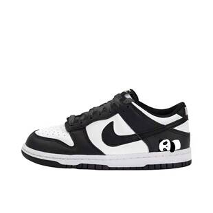【定制球鞋】 Nike Dunk 板鞋  黑底熊猫 CW1590-100