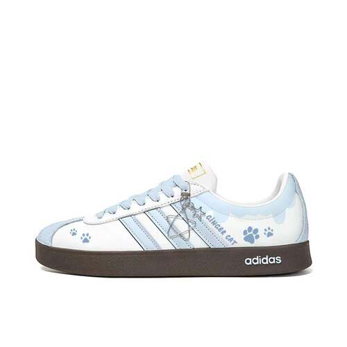 【定制球鞋】Adidas neo VL Court 2.0  板鞋   蓝爪闪闪  ID6015 - 封面