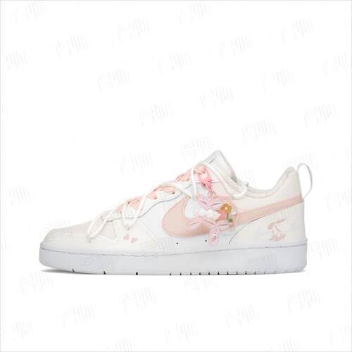 【定制球鞋】Nike Court Borough 奶兔叽 BQ5448-100