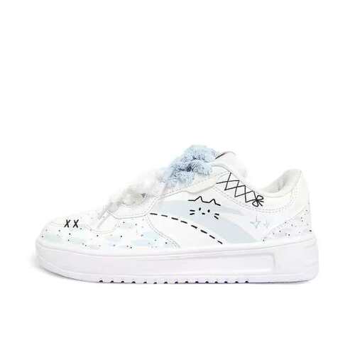 【定制球鞋】安踏 蝴蝶结小猫蓝  912418001Q-2