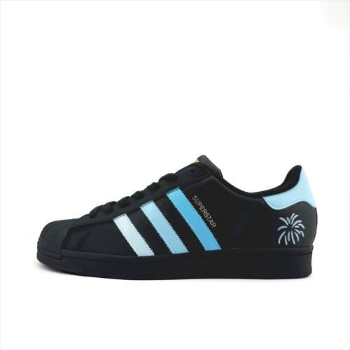 【定制球鞋】adidas Originals Superstar 渐变烟花蓝 EG4959