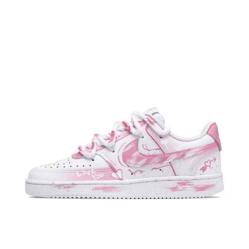 【定制球鞋】 Nike Court Vision 1 板鞋 琉璃爱意  DH2987-101