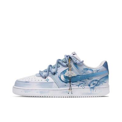 【定制球鞋】 Nike Court Vision 1 板鞋  碧蛇之灵 DH2987-101
