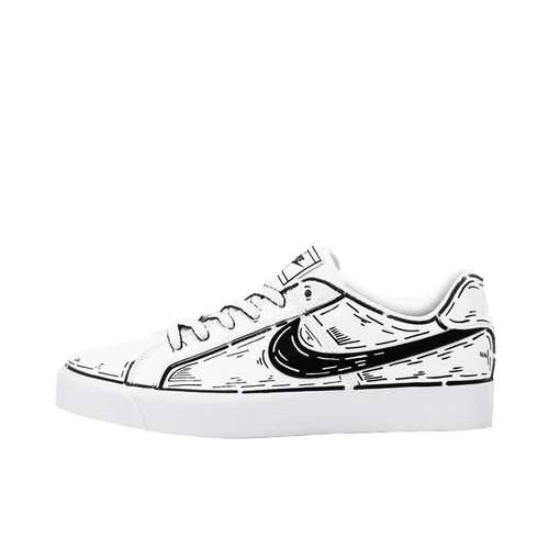 【定制球鞋】Nike Court Royale 板鞋 二次元 BQ4222-103