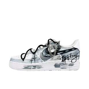 CW2288 111 Force 暗黑朋克 Air Nike 定制球鞋 板鞋
