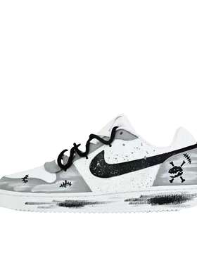 【定制球鞋】Nike Ebernon 板鞋  侏罗纪霸王龙 AQ1775-100