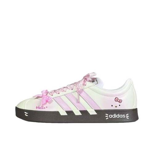 【定制球鞋】Adidas neo VL Court 2.0   板鞋  奶黄小喵  ID6015