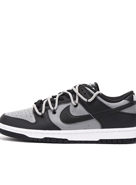 【定制球鞋】Nike Dunk Low vibe风 高街 板鞋 黑灰  DD1391-100