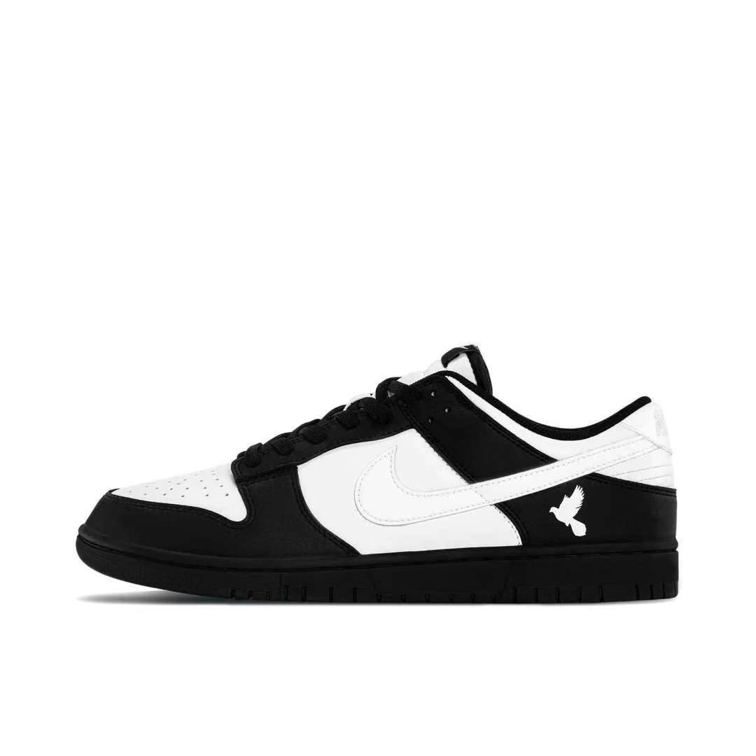 【定制球鞋】 Nike Dunk 板鞋 黑白鸽煞 HF5441-100