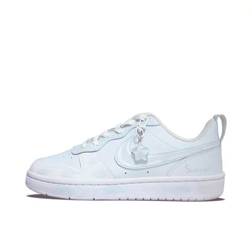 【定制球鞋】Nike Court Borough 蓝色星星 BQ5448-100