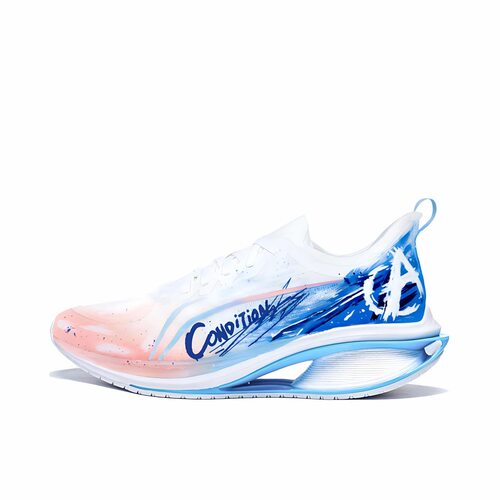 【定制跑鞋】 李宁 CF 吾适5S 跑鞋   蓝樱脉冲 ARST001-1