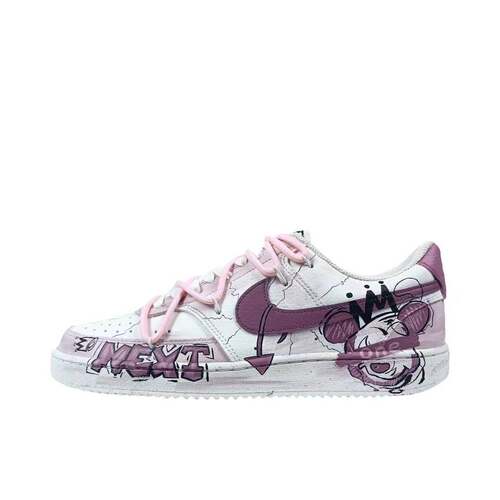 【定制球鞋】 Nike Court Vision 1 板鞋   浪漫主义  DH2987-101