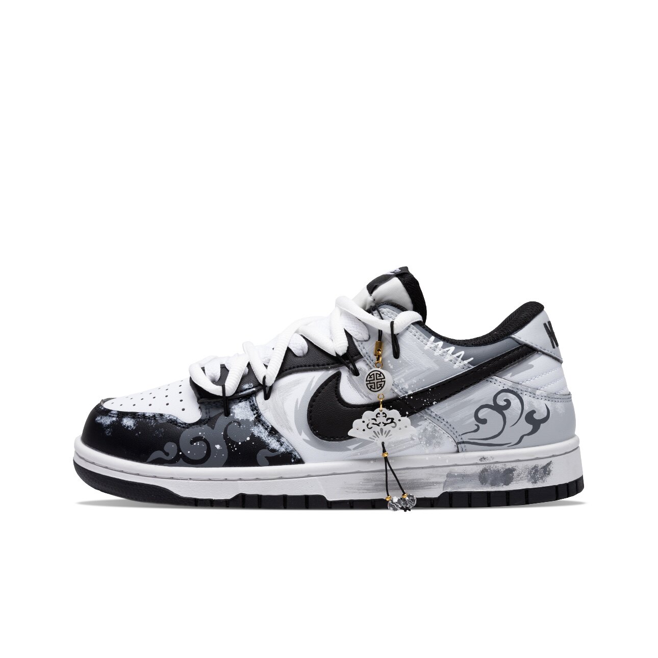 【定制球鞋】Nike Dunk 墨晓 新中式 国风 水墨 云纹 DD1391-100