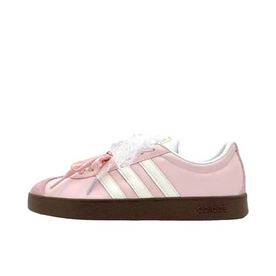 【定制球鞋】Adidas neo VL Court 2.0  板鞋 樱花作JQ2470