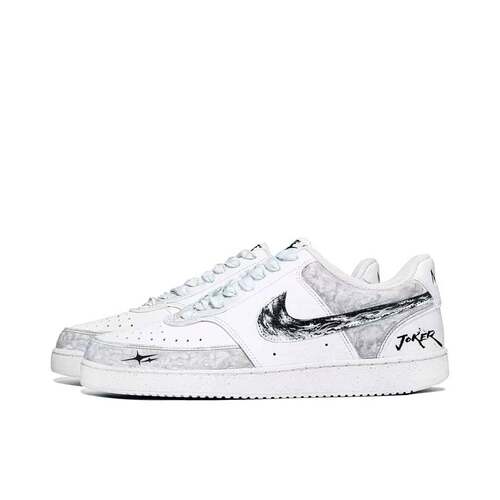 【定制球鞋】 Nike Court Vision 1 板鞋 双星小丑皇  DH2987-101