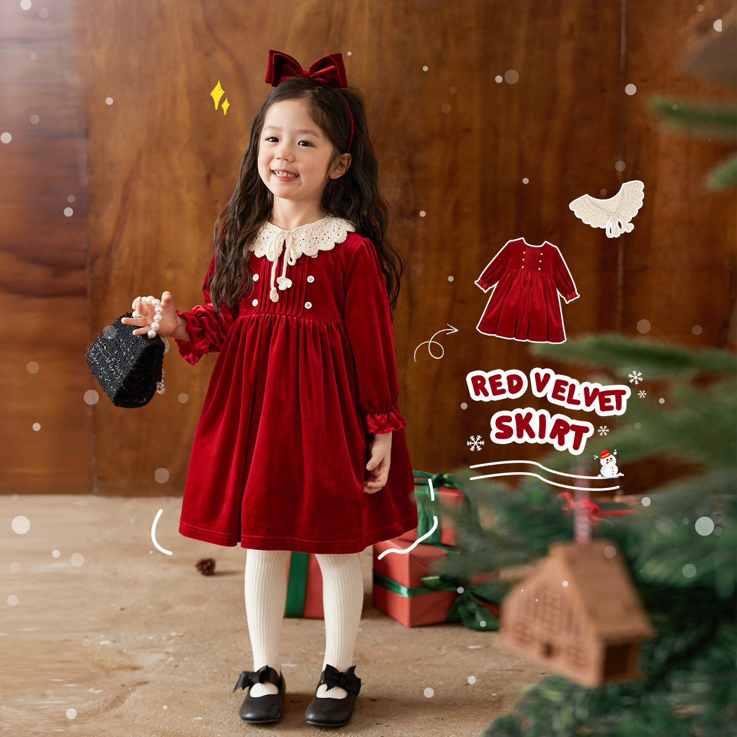 【冬日烈焰】luson连衣裙女宝宝