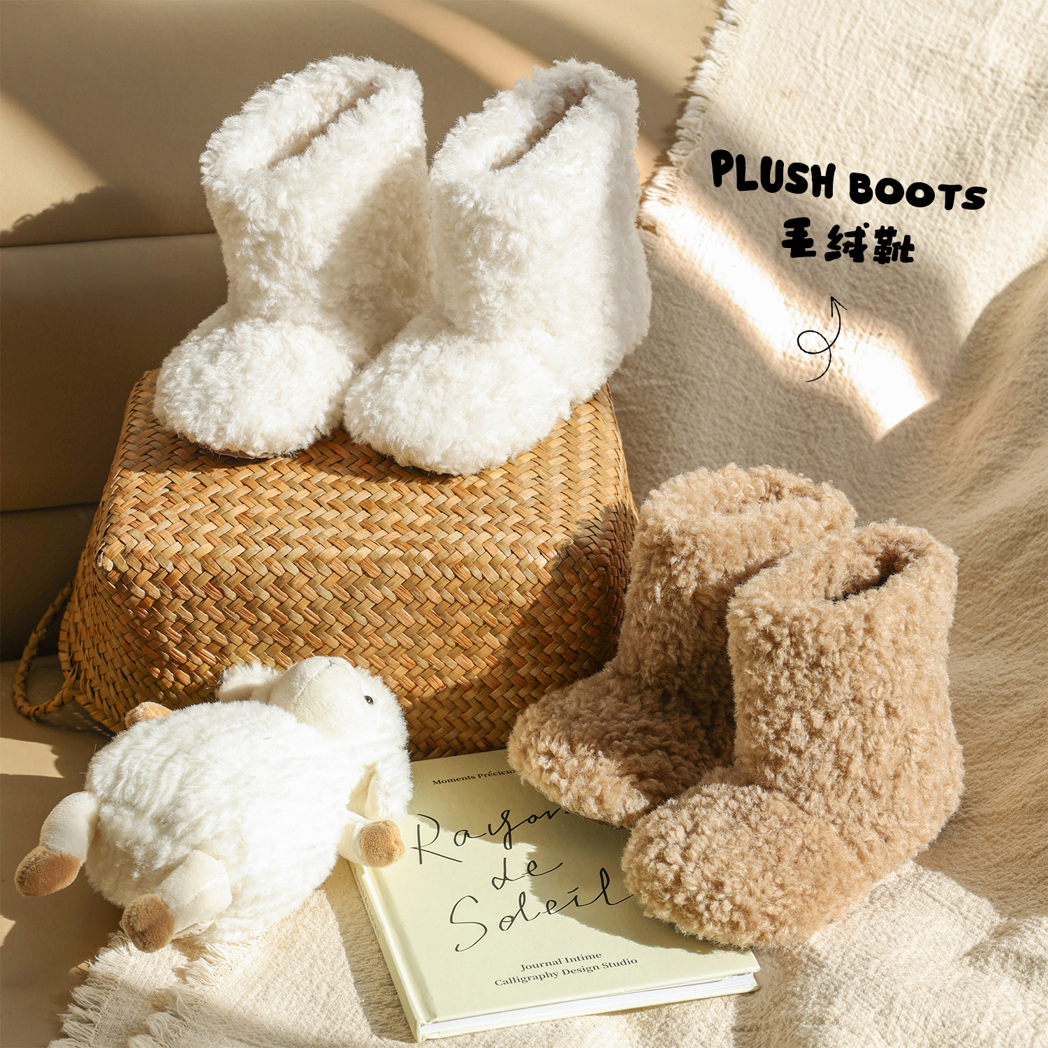 【毛绒靴】女宝宝雪地靴冬季