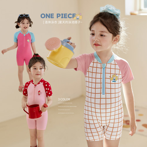 小O宝Okids童装女宝宝新品泳衣