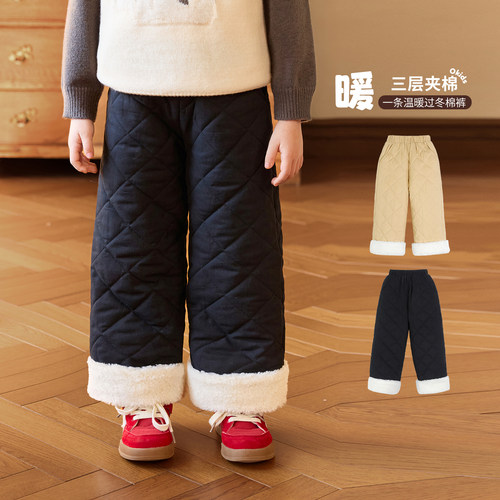 小O宝OKids童装女宝宝棉裤