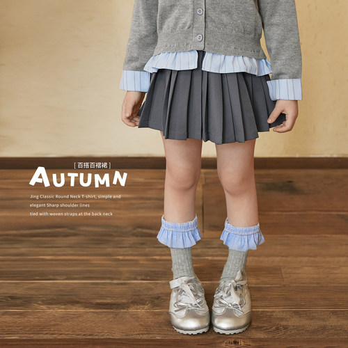 小O宝Okids童装女宝宝百褶裙