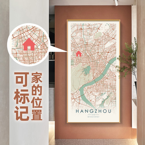 卓雅艺术入户玄关现代装饰画