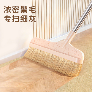家用纯猪鬃毛扫把簸箕套装卧室木地板软毛专用扫地不扬尘笤帚扫帚