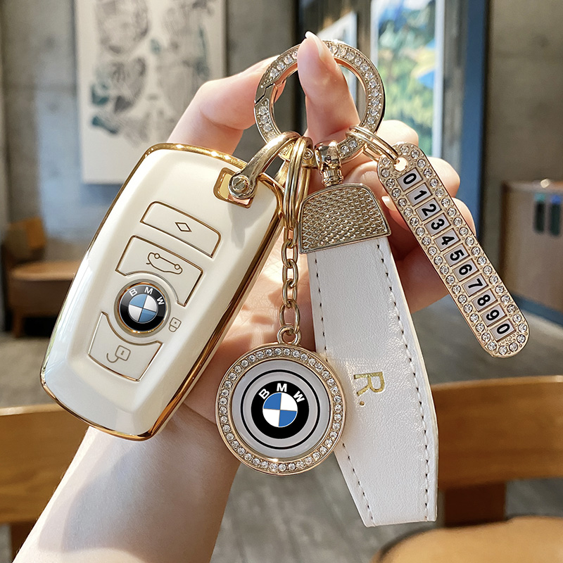 适用于宝马车系金边钥匙套
