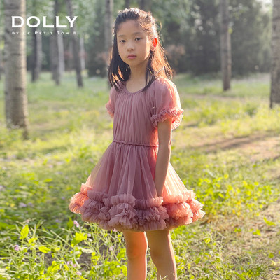 荷兰dolly连衣裙夏季百褶公主裙