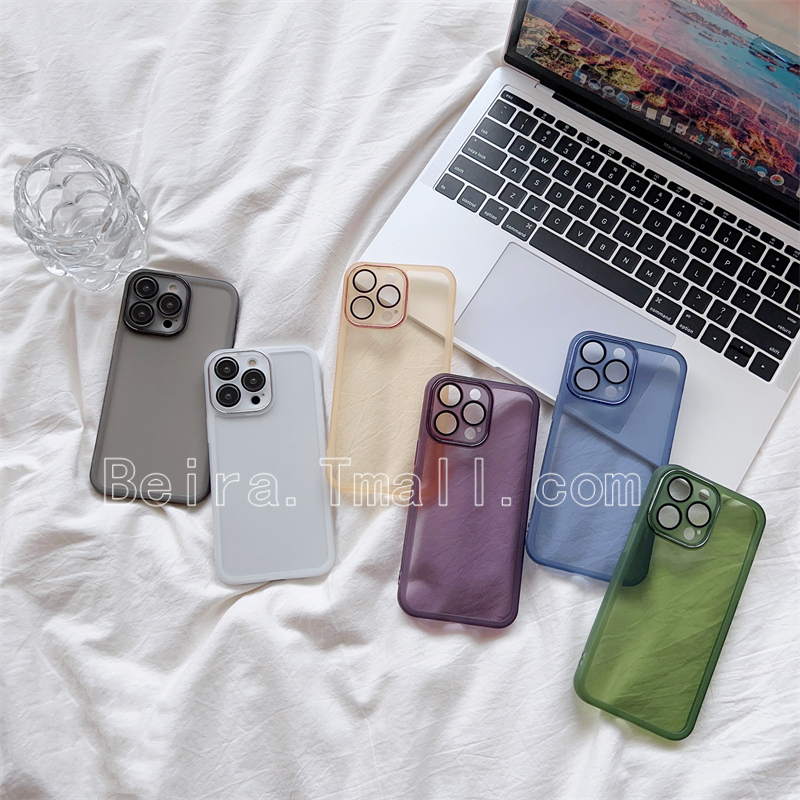 vivoiqoo硅胶手机壳透明包镜头