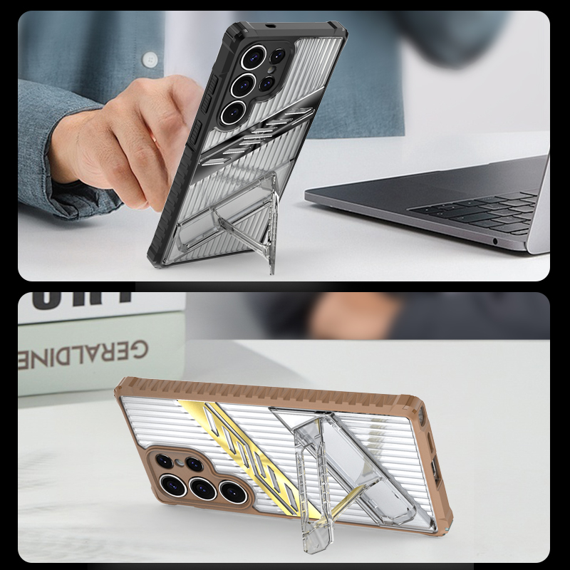 隐形支架铠甲防摔保护套适用三星