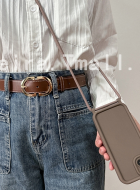 全包镜头斜跨16e手机壳适用iPhone15promax硅胶软壳苹果14Plus保护套13挂脖挂绳12防摔11出差旅游xs/r侧背7/8