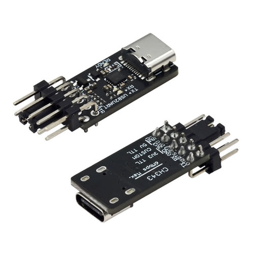 CH343P模块 USB转TTL/UART USB转高速异步串口 单晶片串口下载器