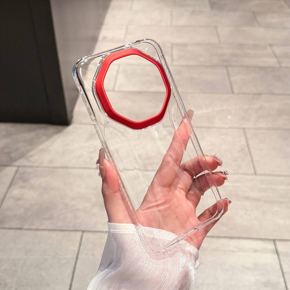 适用于华为mate80rs非凡大师手机壳新款透明简约创意金属镜头70rs全包防摔情侣保护套60rs个性高级感超薄不黄