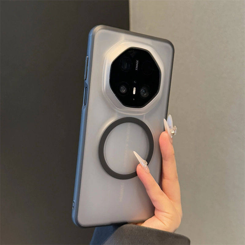 适用于华为mate70rs非凡大师手机壳新款超薄磨砂无线磁吸充电半透明简约男士女情侣全包防摔硅胶软边高级感潮