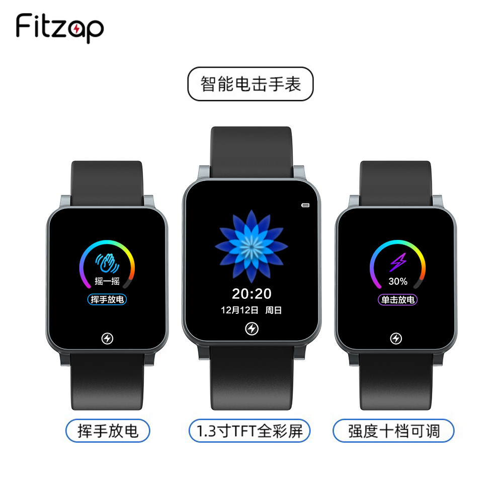 FITZAP 2세대 전자식 맥박시계 알람시계는 강력하게 깨어나고 손을 방전시켜 운전자의 기분을 상쾌하게 하고 피로를 예방해줍니다